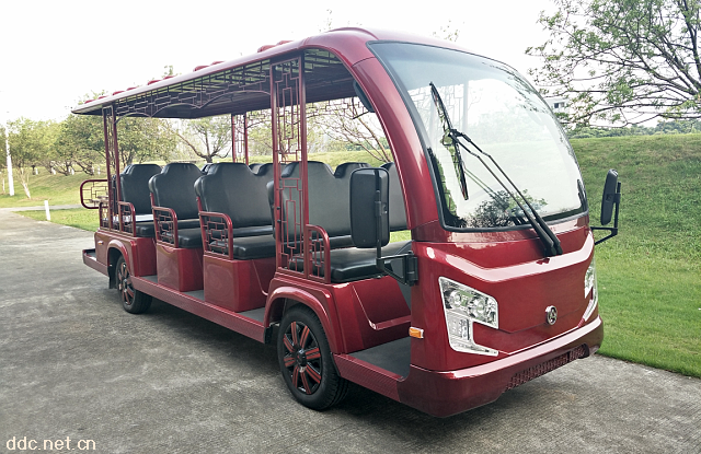 进口15座电动观光车